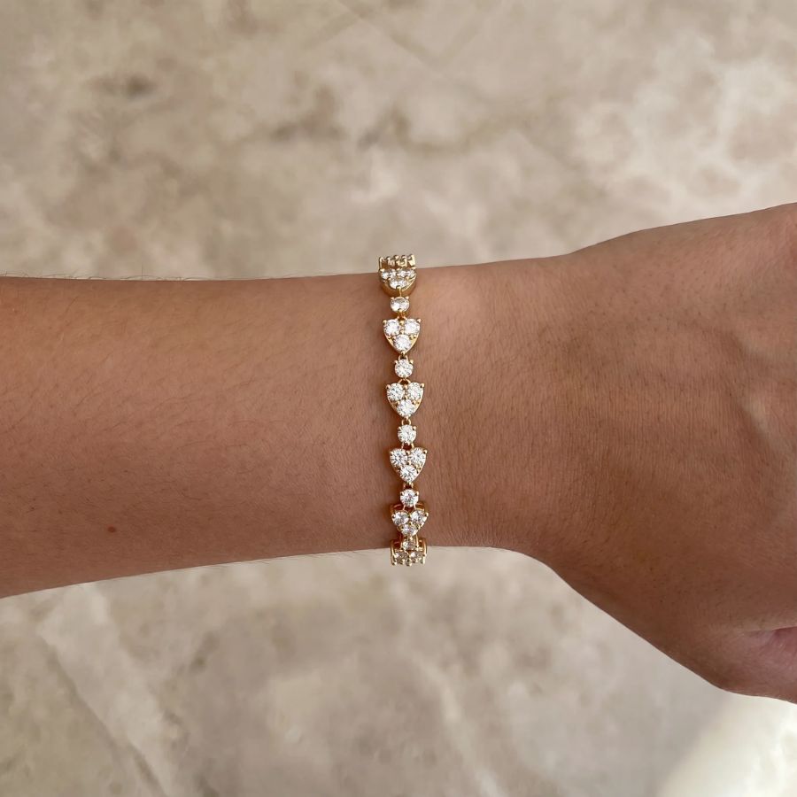 Petal Tennisarmband