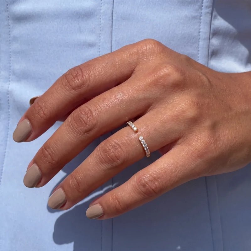 Justerbar Ring - Celestial Glow CZ