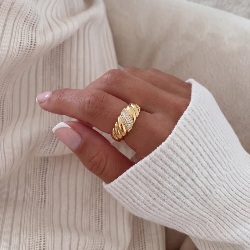 Croissantring - Serpentina Pavé