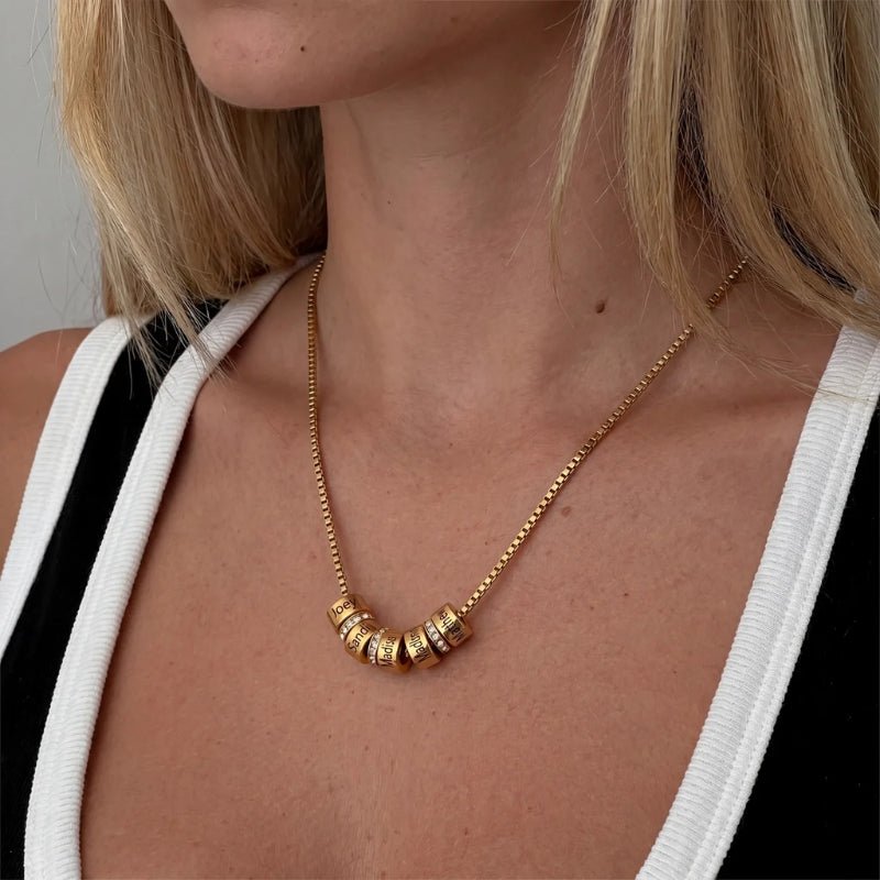 Flerra Ringar Namnhalsband