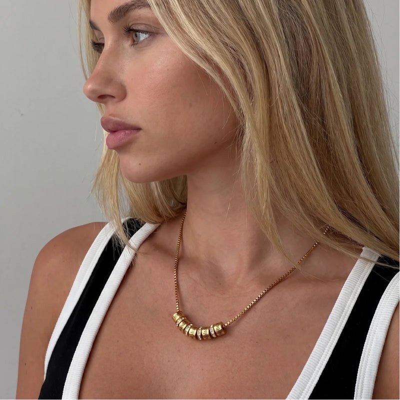 Flerra Ringar Namnhalsband