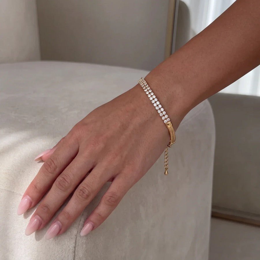 Tennisarmband & Fiskbensarmband
