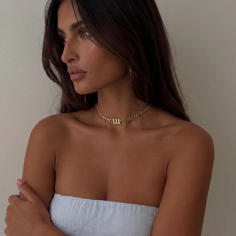 Ängelnummer Guldchoker
