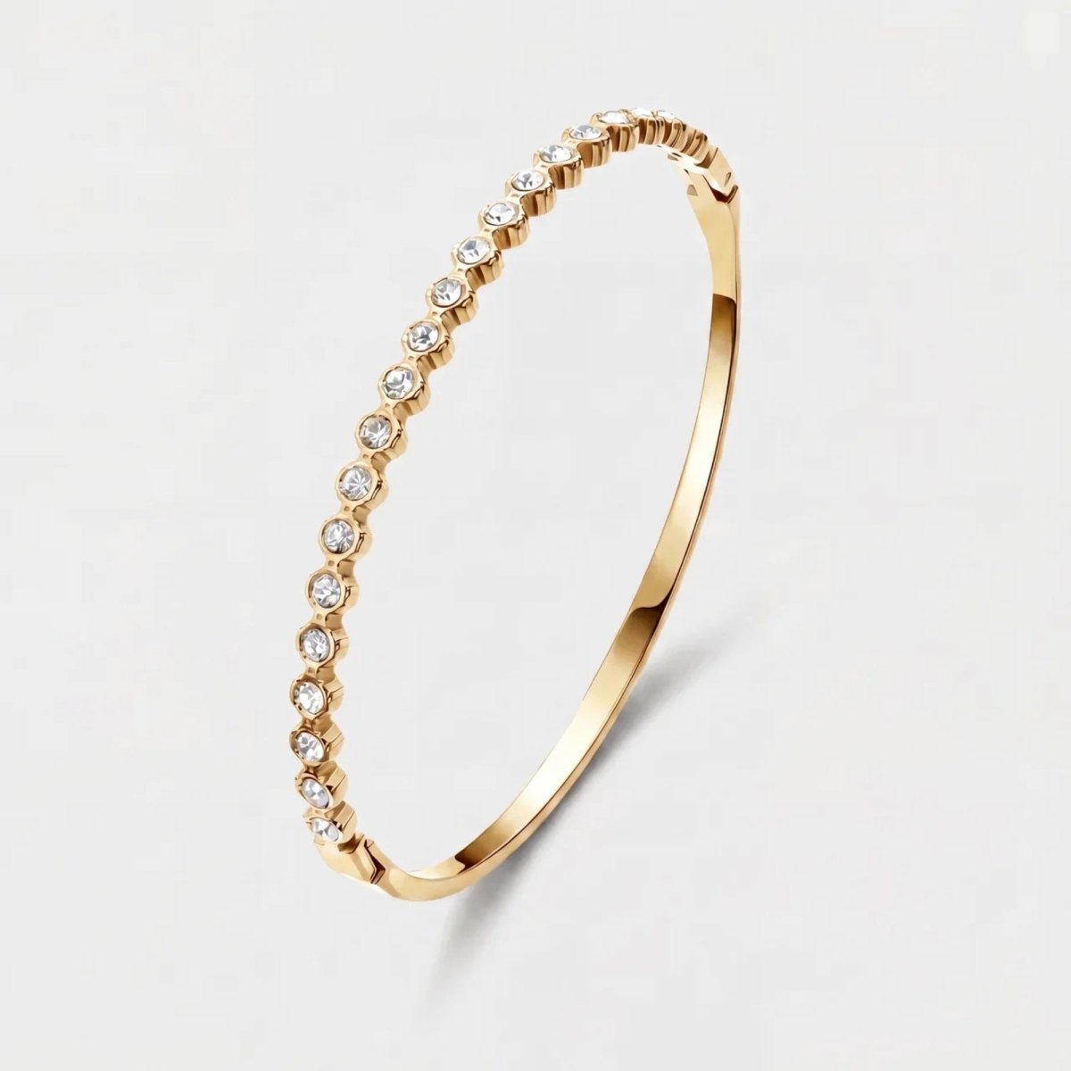 Guldarmring - Tennis Pavé