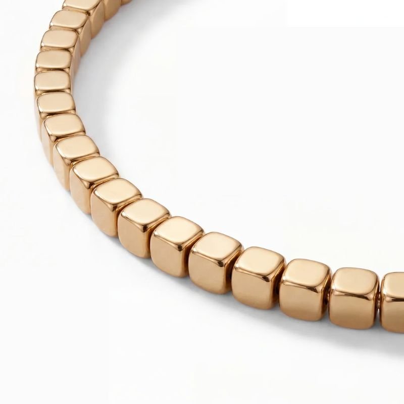 Guldstav Armband - T Bar Kedja