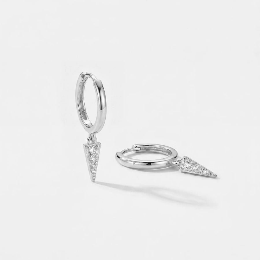 Guldhuggieörhängen - Vega Drop Pavé