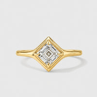 Moissanite Kompass Signetring