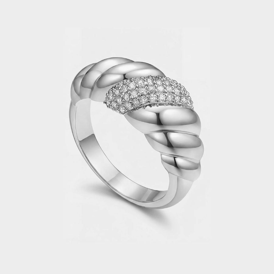 Croissantring - Serpentina Pavé