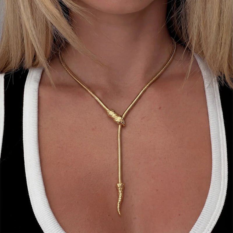 Det Glatta Orm Halsband